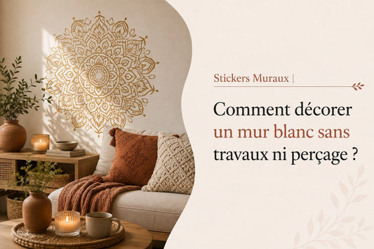 Stickers muraux: Comment décorer un mur blanc sans travaux ni perçage ?