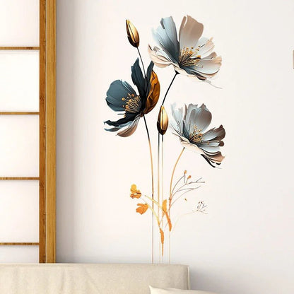 Autocollant mural | Fresque Florale - Déco Unique