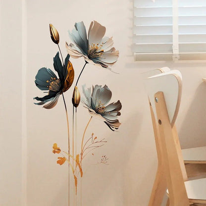 Autocollant mural | Fresque Florale - Déco Unique