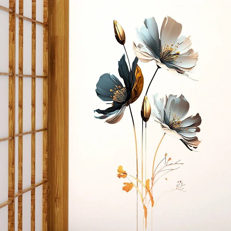 Autocollant mural | Fresque Florale - Déco Unique