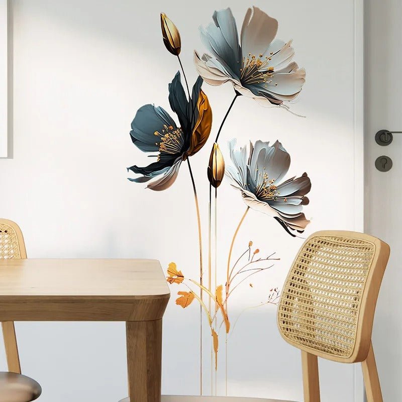 Autocollant mural | Fresque Florale - Déco Unique