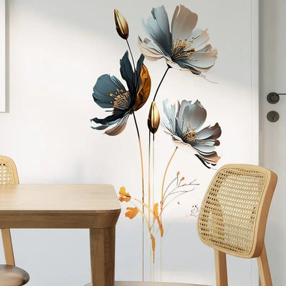 Autocollant mural | Fresque Florale - Déco Unique
