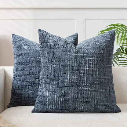 housse de coussin 60x60 bleu