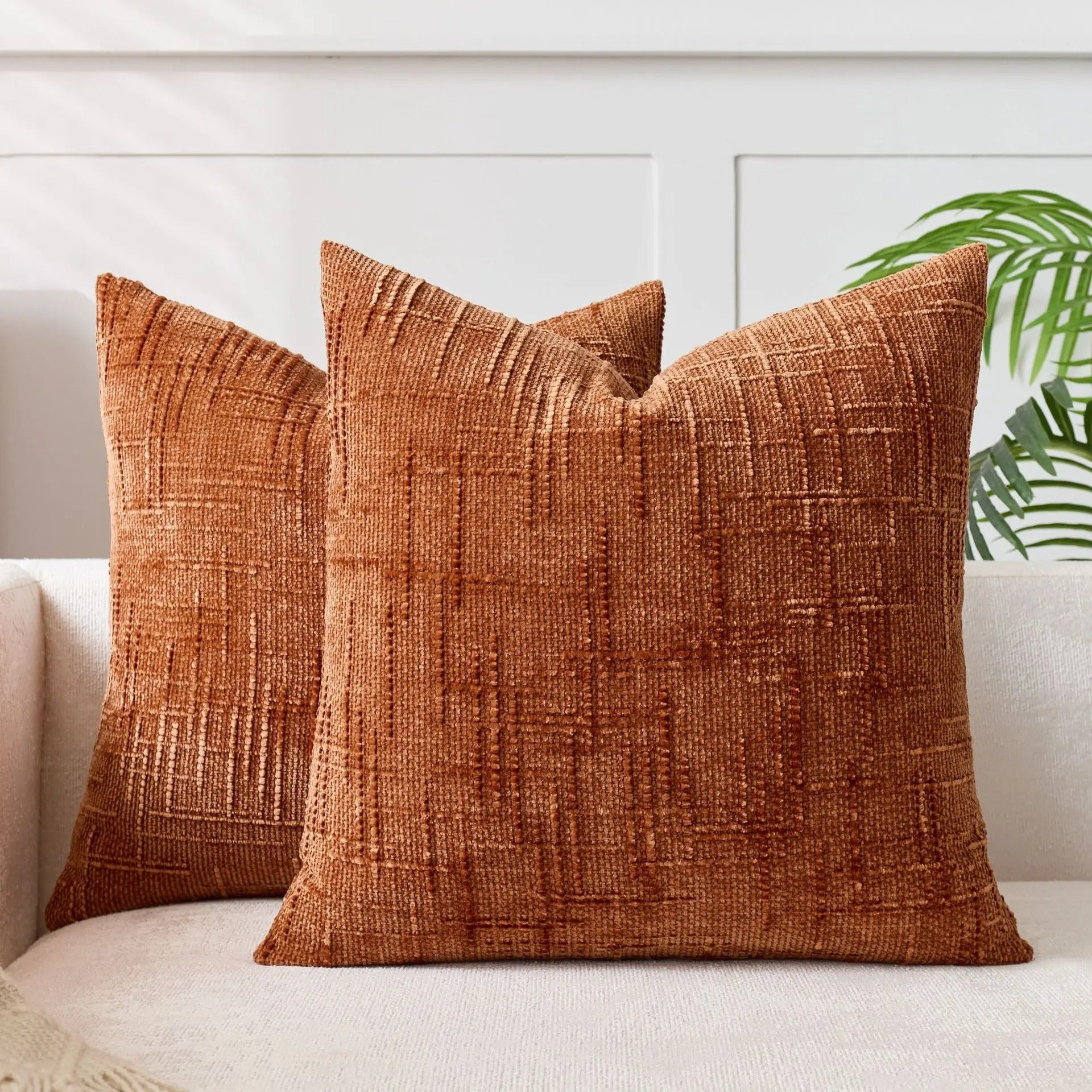 housse de coussin 60x60 orange