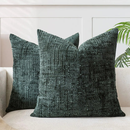 housse de coussin 60x60 vert