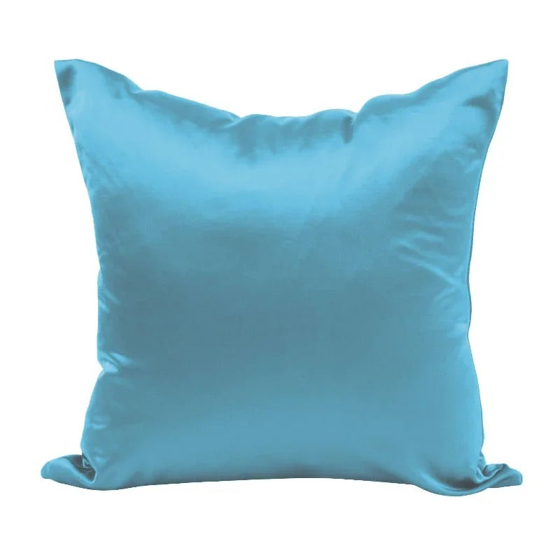housse de coussin 40x40 bleu clair