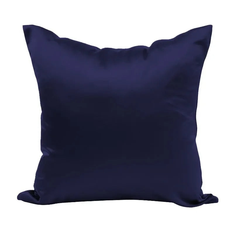 housse de coussin 40x40 bleu marine