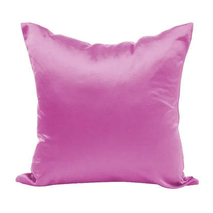 housse de coussin 40x40 rose