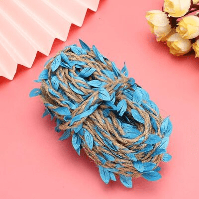 Plante Artificielle - LeafCord™ - Bleu - Déco Unique