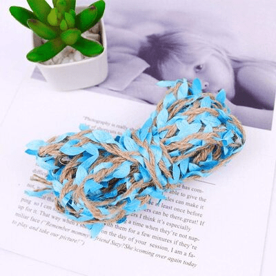 Plante Artificielle - LeafCord™ - Bleu - Déco Unique