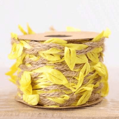 Plante Artificielle - LeafCord™ - Jaune - Déco Unique