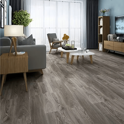 Sol PVC Dalles Adhésives - FloorStickers™ - Gris Taupe - Déco Unique